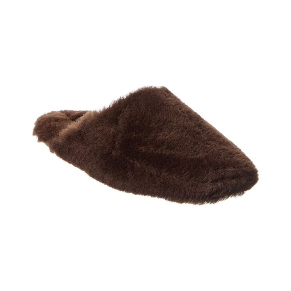 Aeyde Rega Shearling Mule, Brown